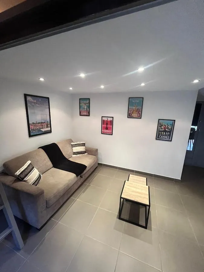 Apartamento Loft Cannes Chaleureux - Climatisation - Wifi - 650 M Du Palais Des Festivals, Plage França